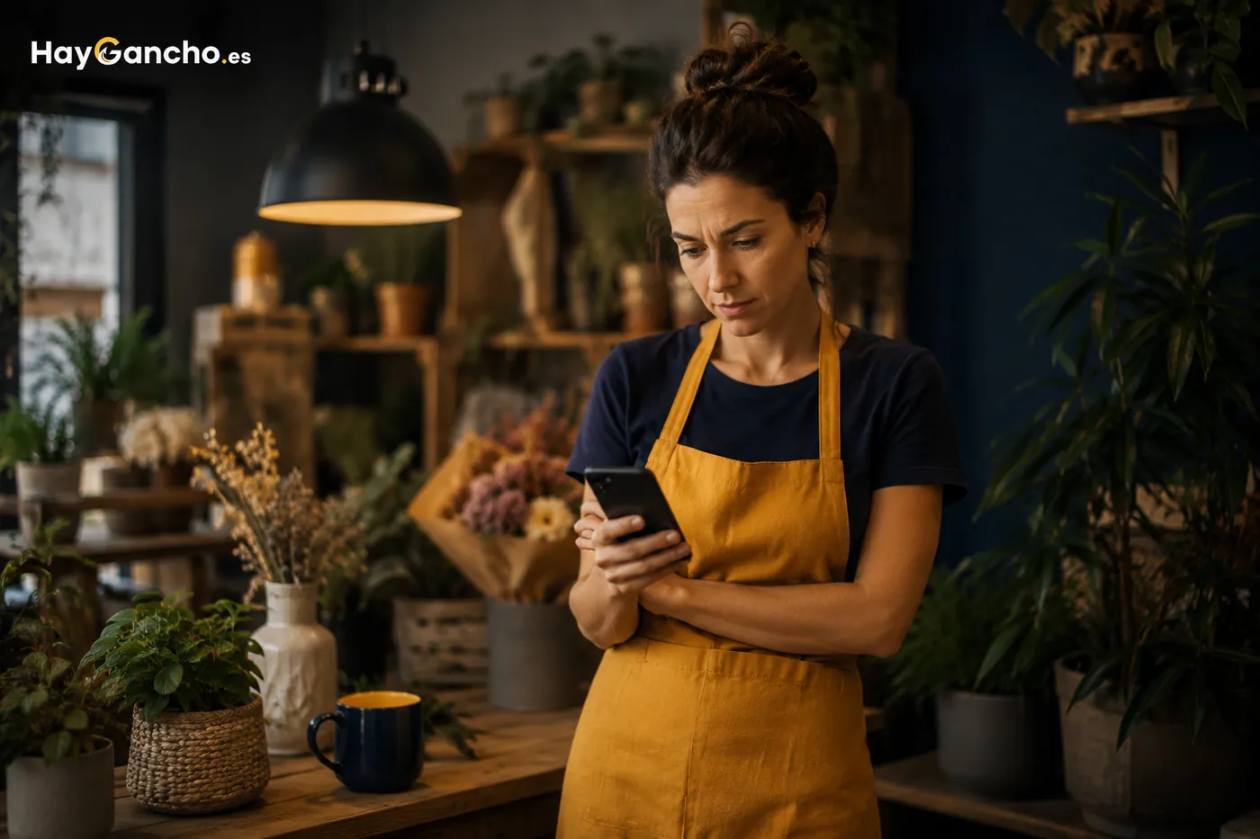 Propietaria de un negocio preocupada porque sus publicaciones no generan nuevos clientes