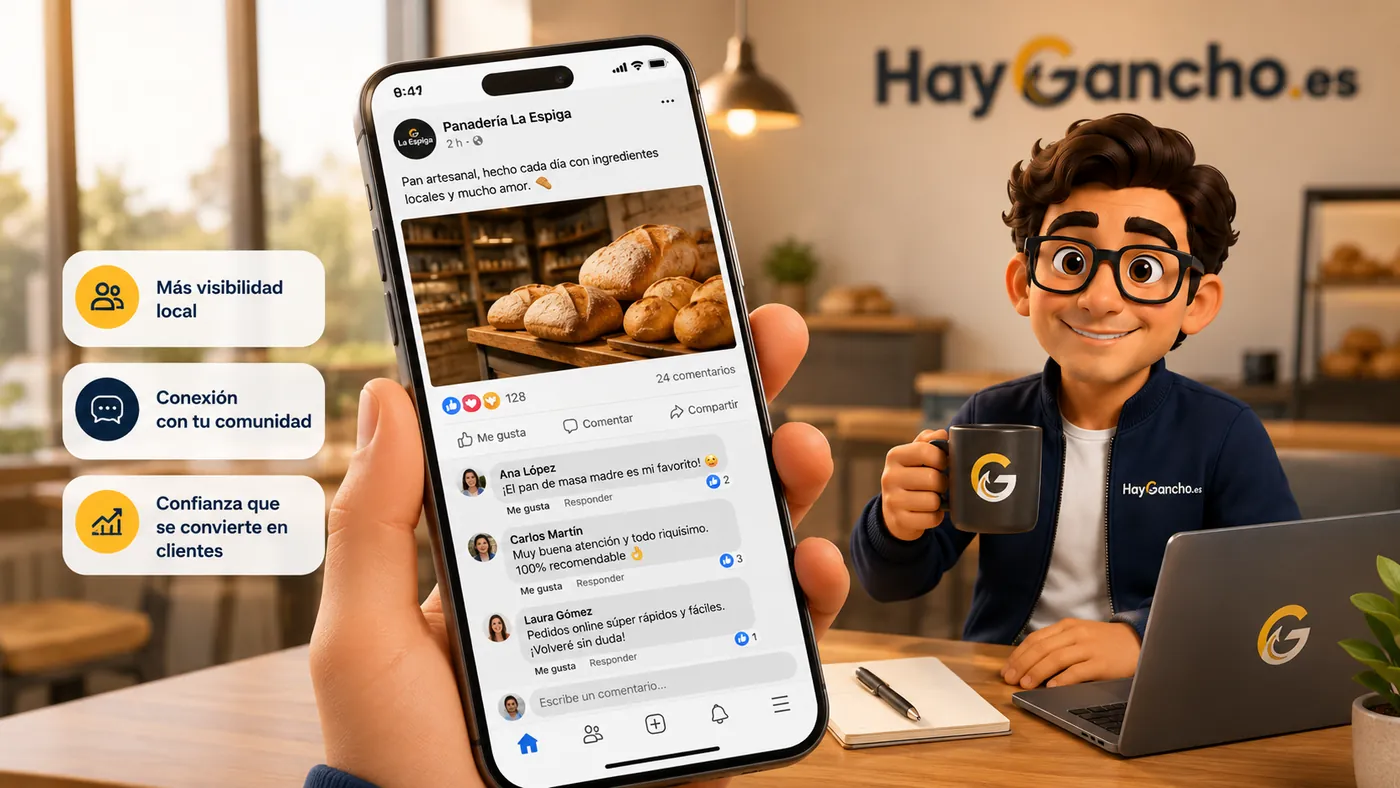 Red social de una panadería generando visibilidad y conexión con clientes locales